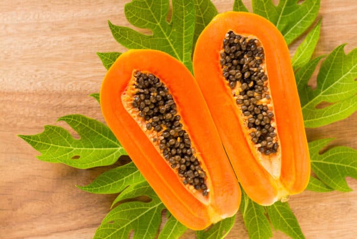 korzyści z liści papai