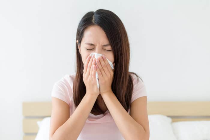 wpływ silnego stresu na alergie