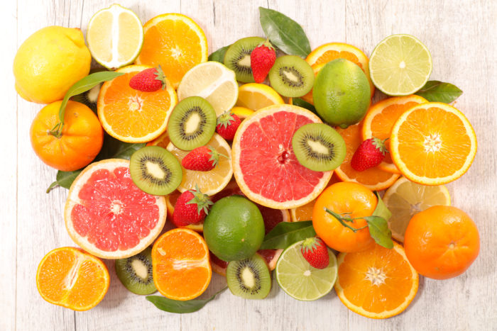 owoce na kwas żołądkowy