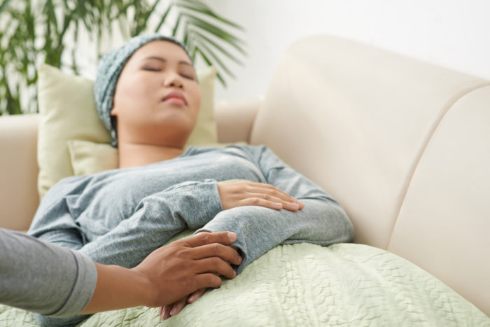 pacjenci z rakiem mają trudności z zasypianiem