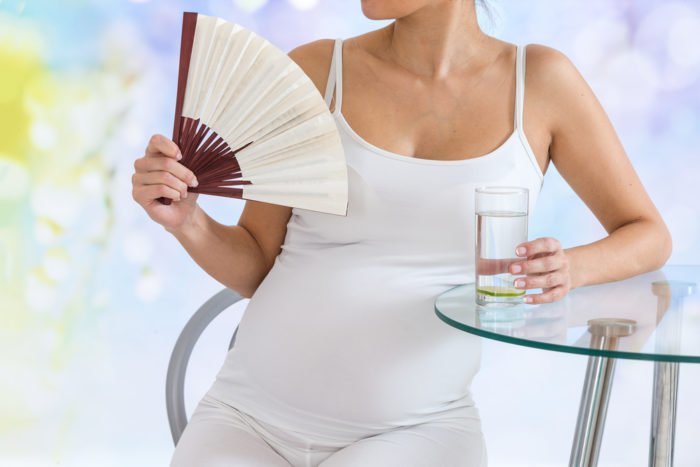 przezwyciężyć ciepło podczas ciąży